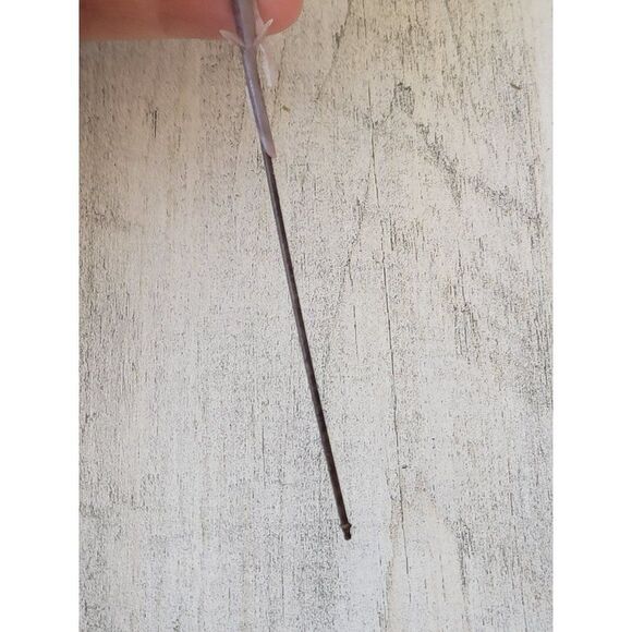 Halloween flocked ghost AS IS pumpkin pick home decor - Picture 7 of 7